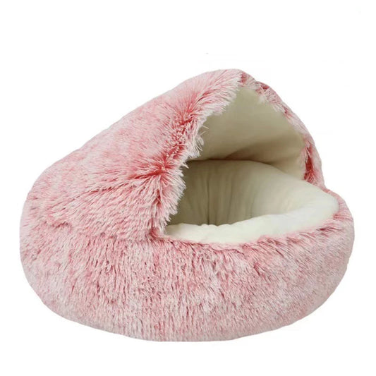 Warm Soft Plush Cat Bed