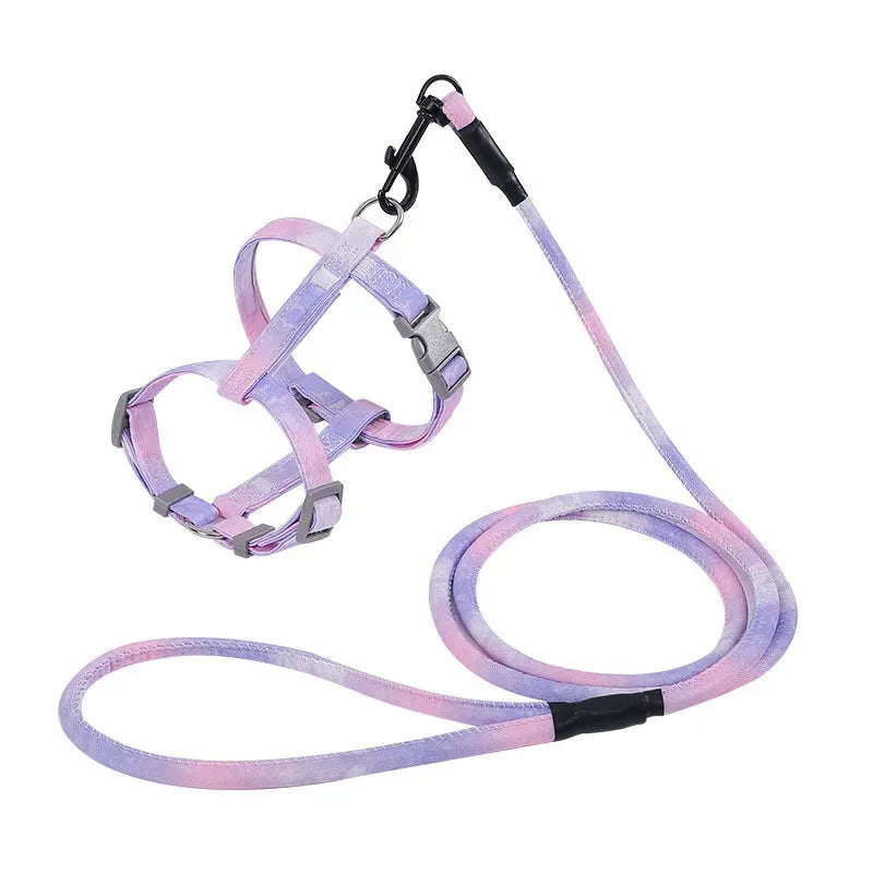 Adjustable Cat Harness and Leash Set